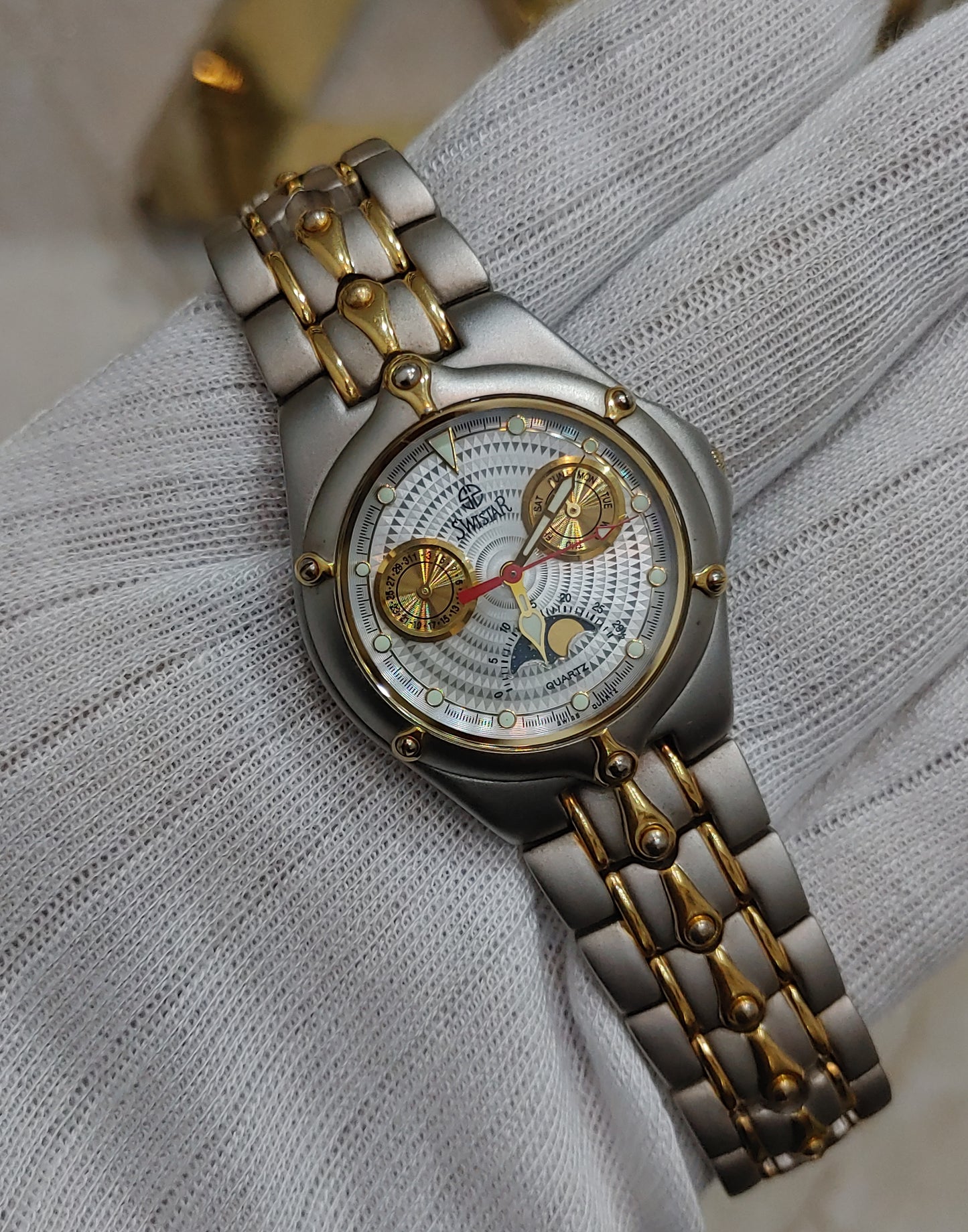 Swiss Star 18k Gold plated Watch