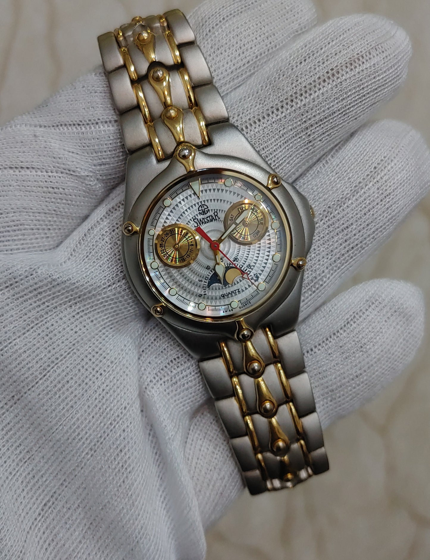 Swiss Star 18k Gold plated Watch