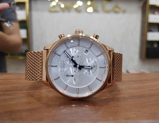 Gant Copper Gold Watch For Men Chronograph