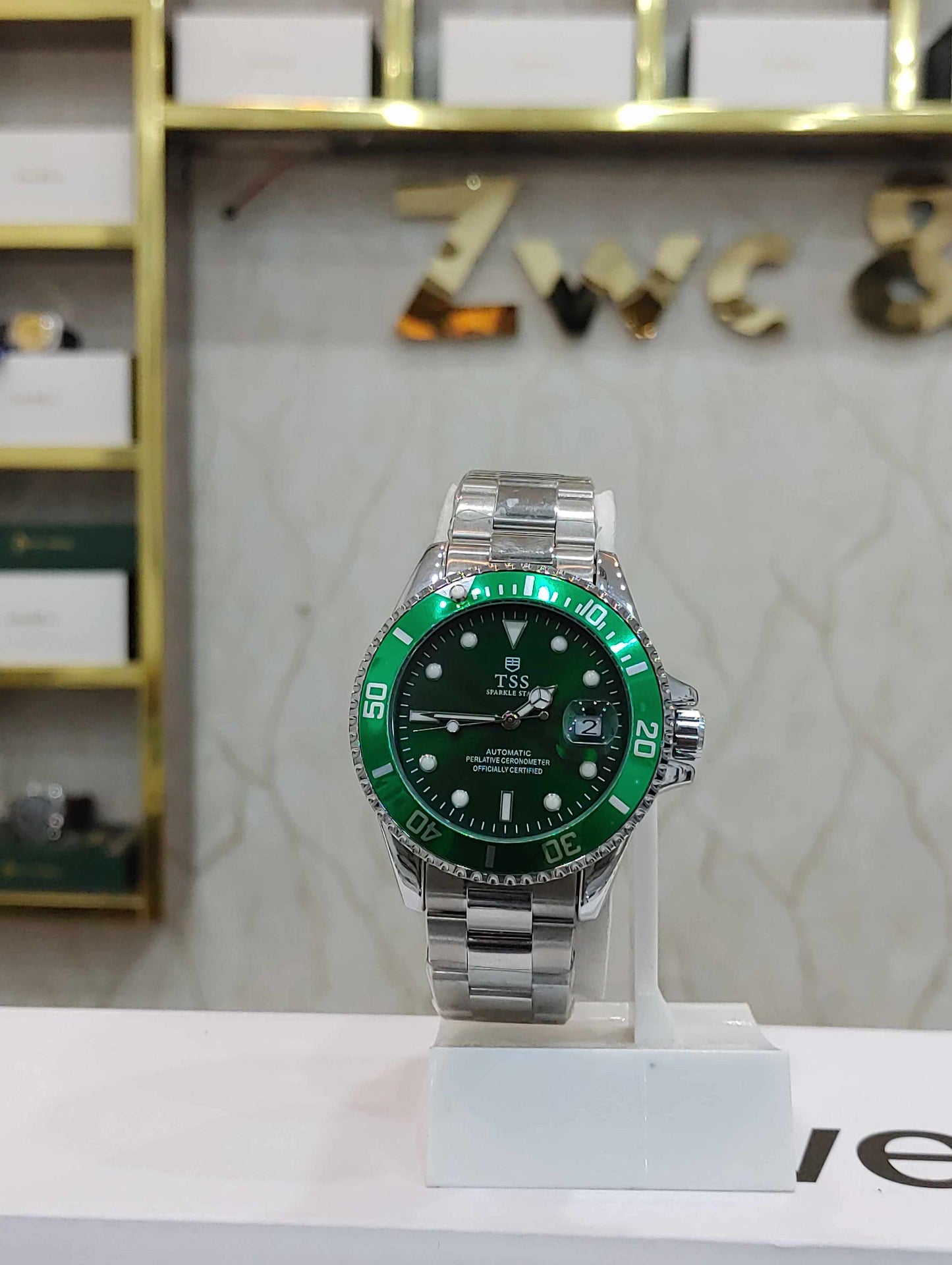 Tss Hulk Green Automatic Watch For Men