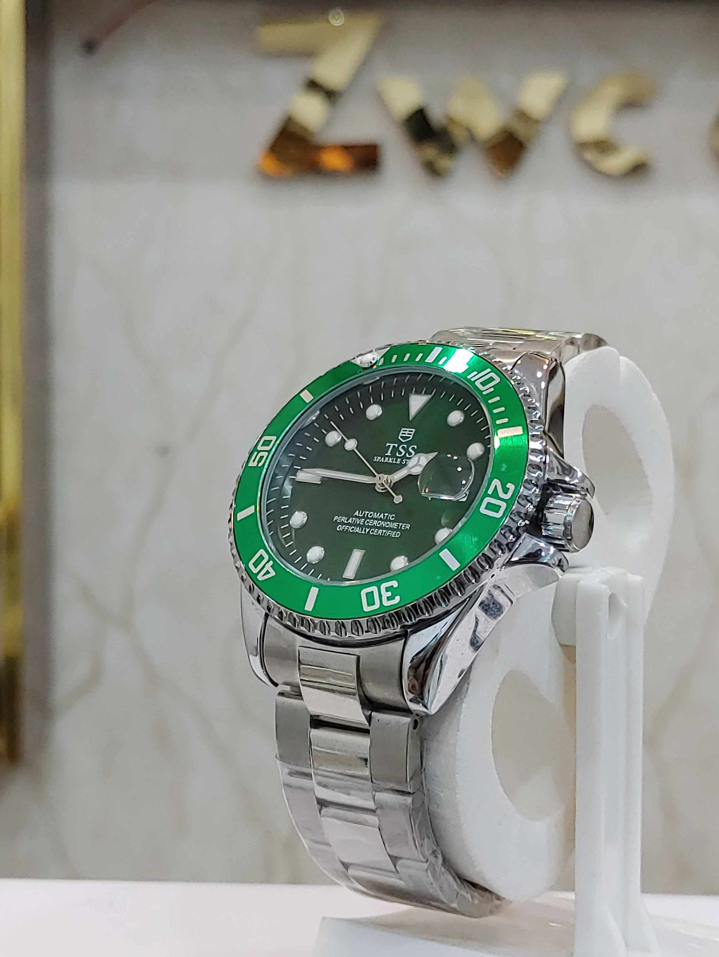 Tss Hulk Green Automatic Watch For Men