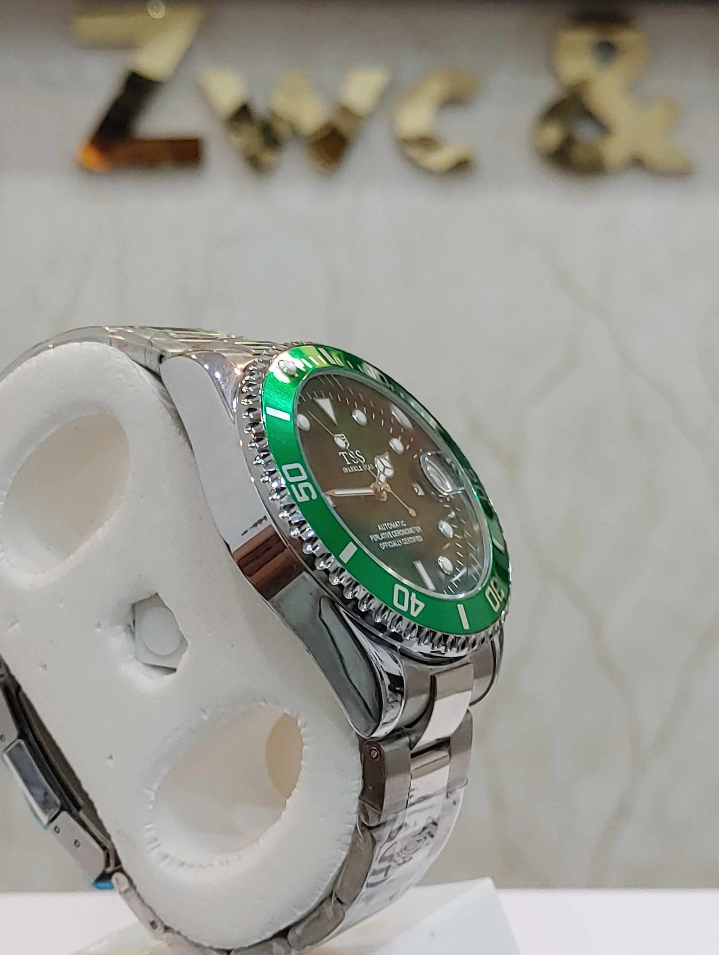 Tss Hulk Green Automatic Watch For Men