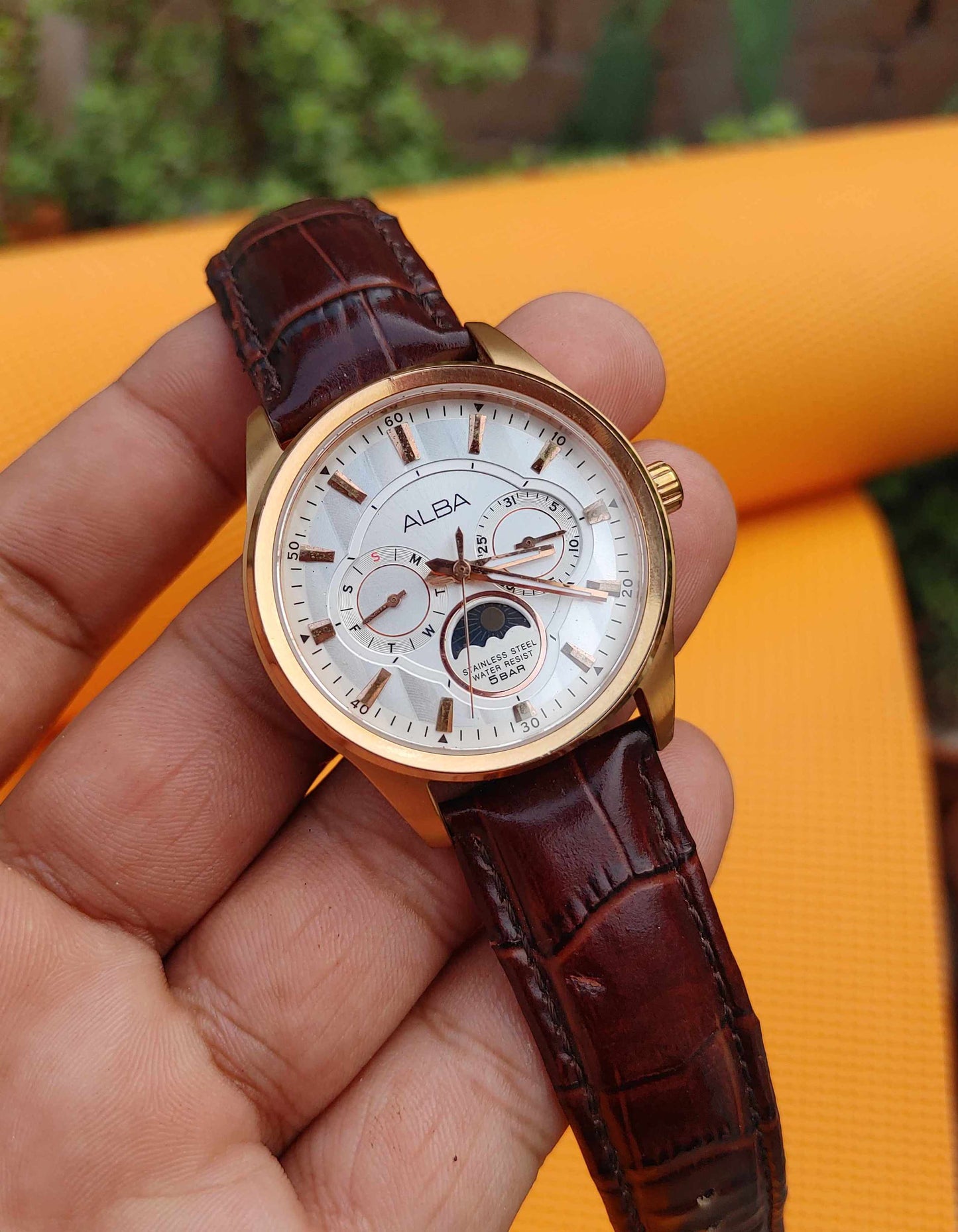 Alba Moonphase By Seiko Japan Quartz