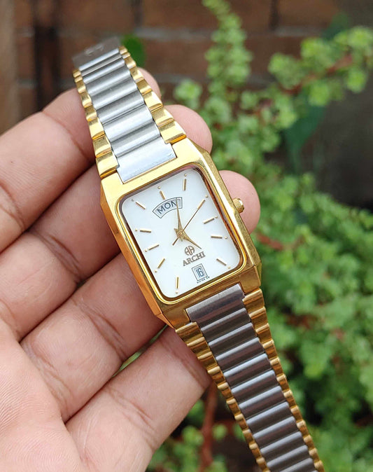 Archi Vintage Swiss 22k Gold Plated Watch