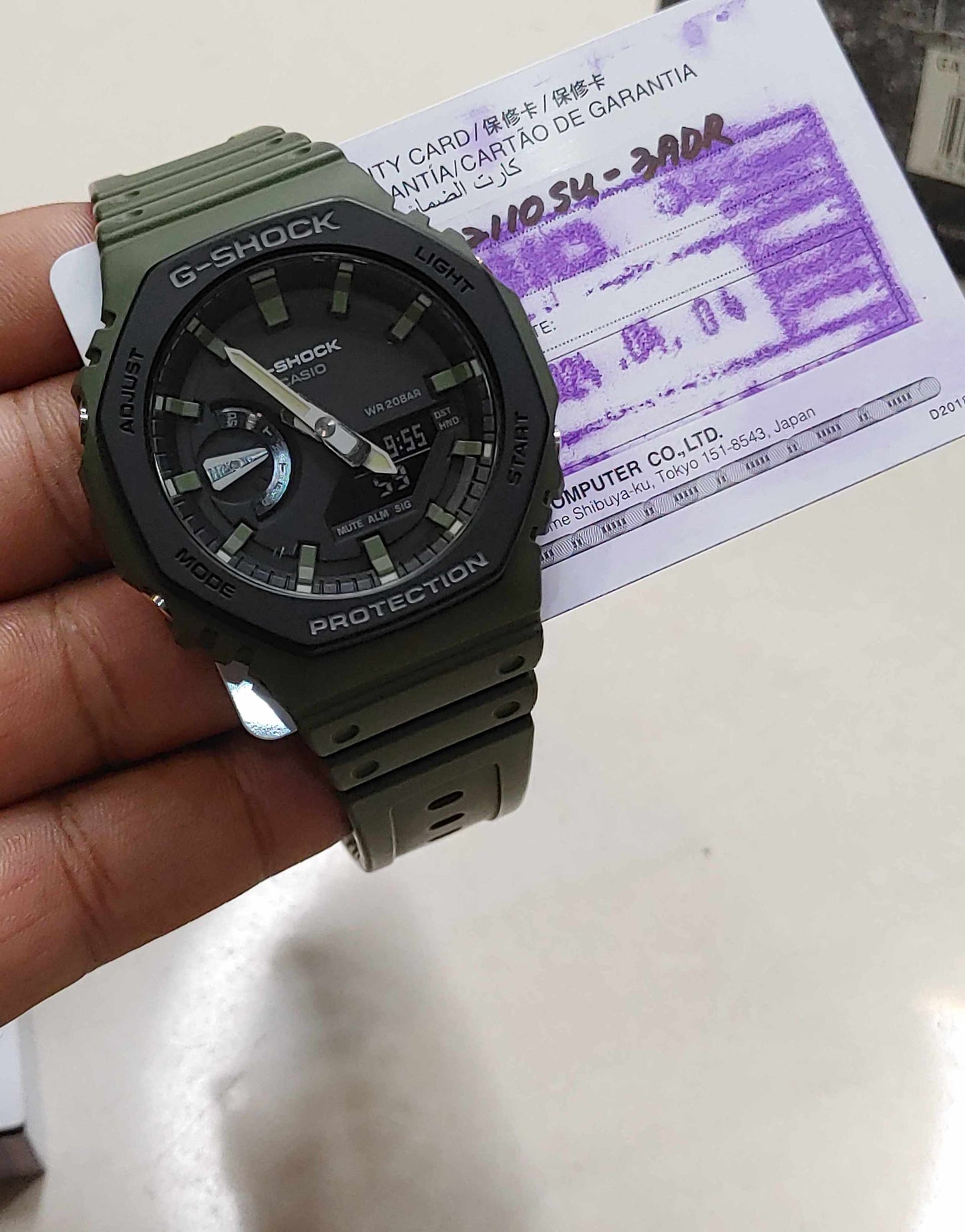 Casio G Shock Carbon Core Gaurd With Warranty Complete Box