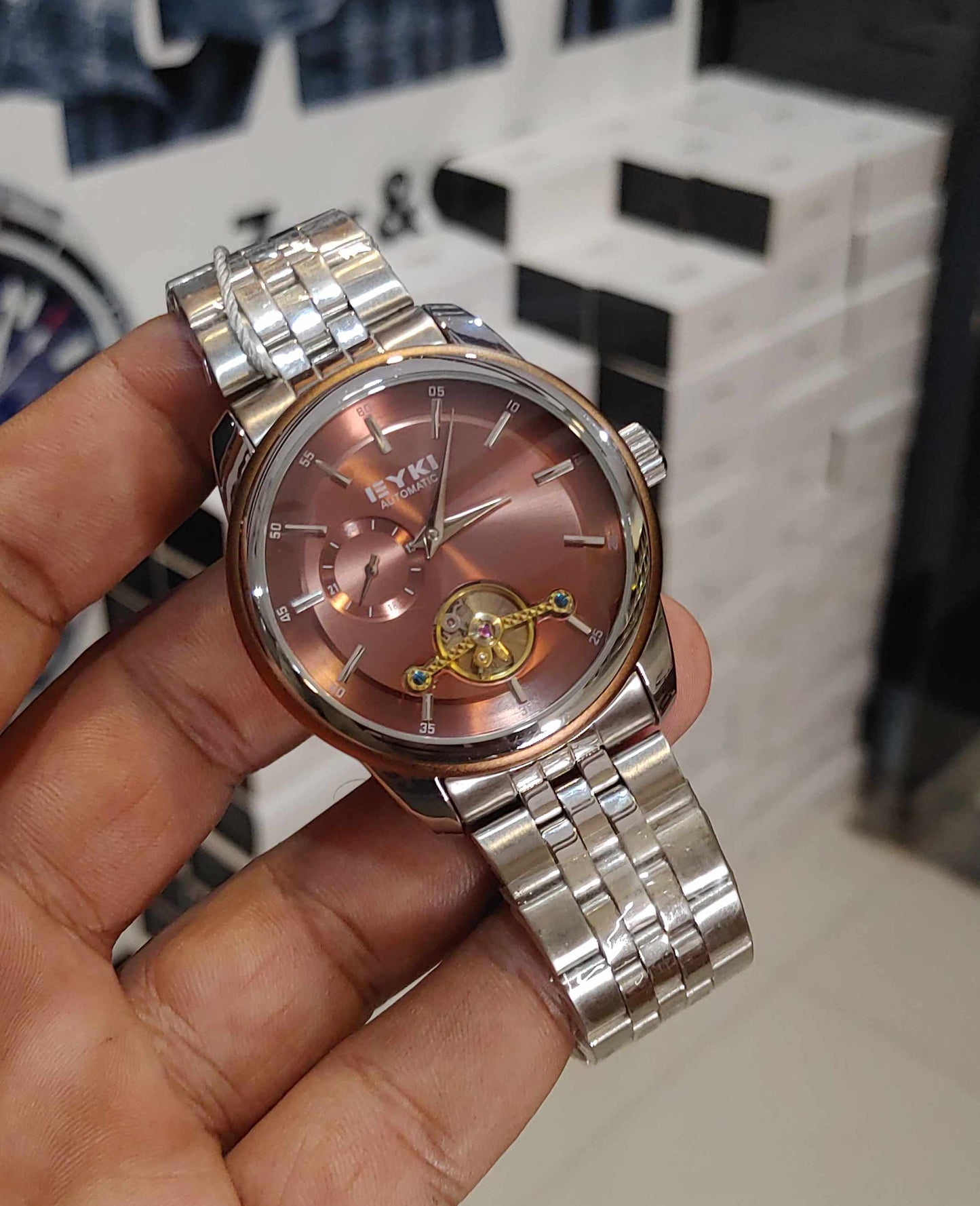 Eyki Automatic Stainless Steel Watch For Men