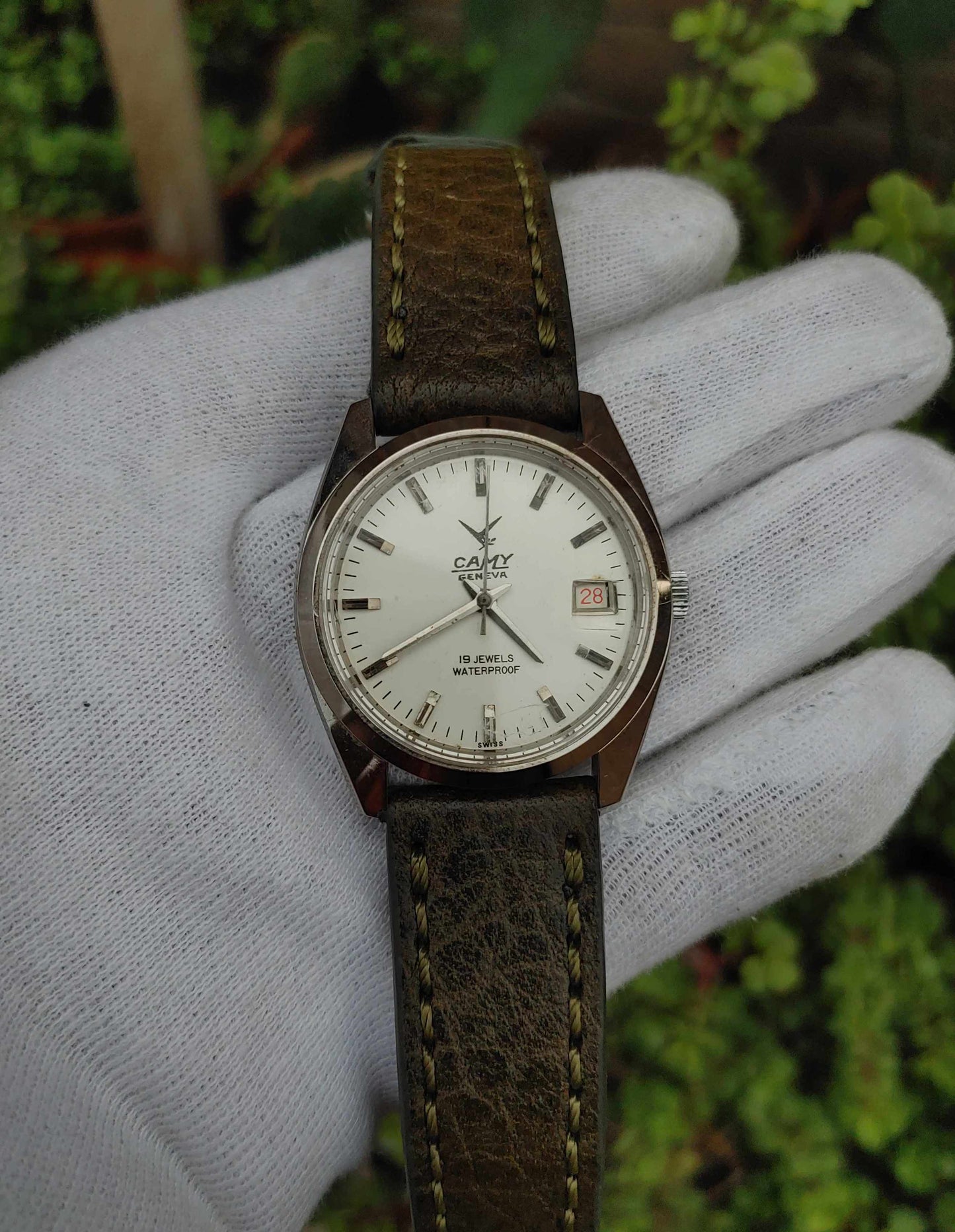 Camy Vintage Hamd Winder Swiss 40mm Watch