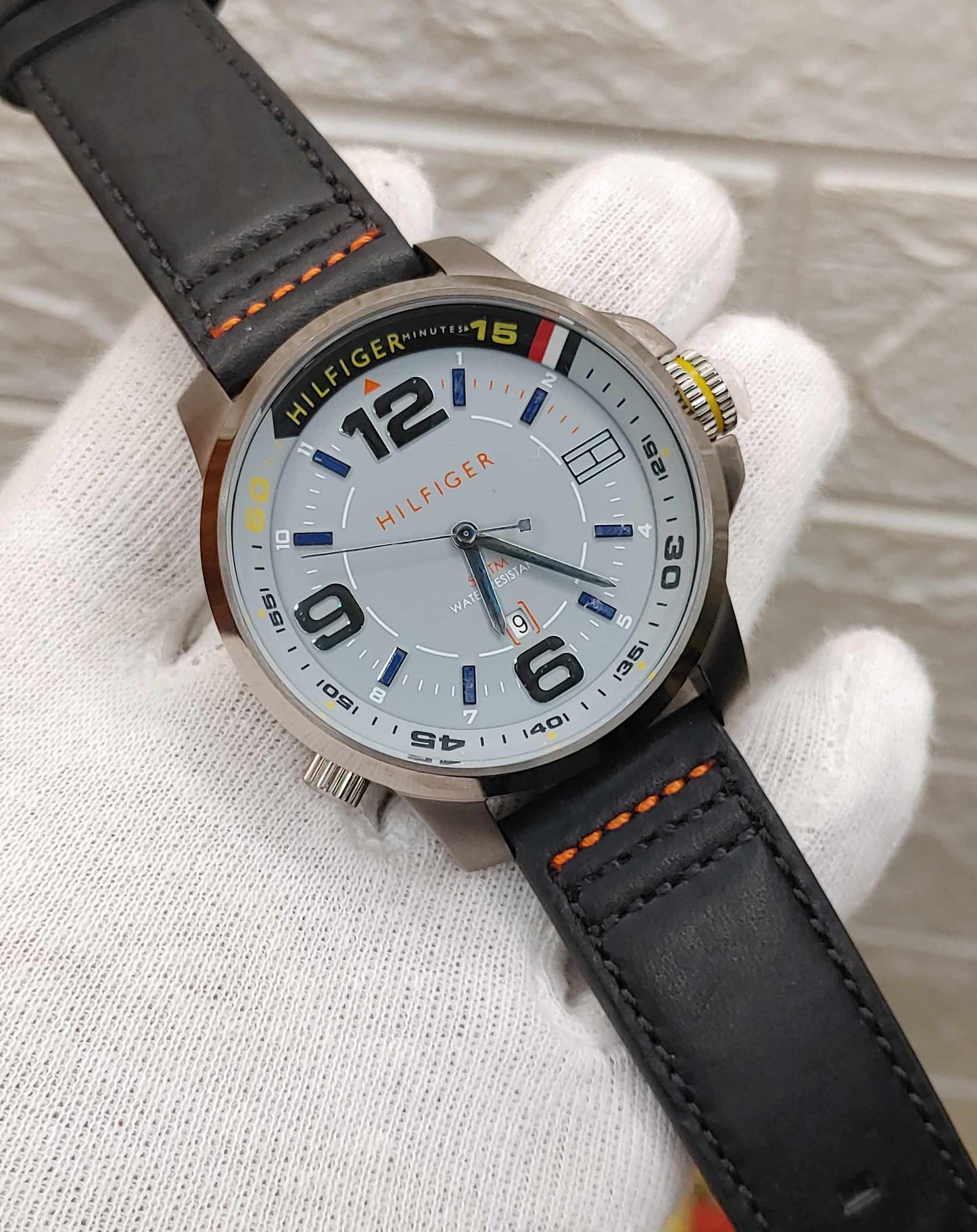 Tommy Hilfiger Casual Watch For Menin Leather Strap