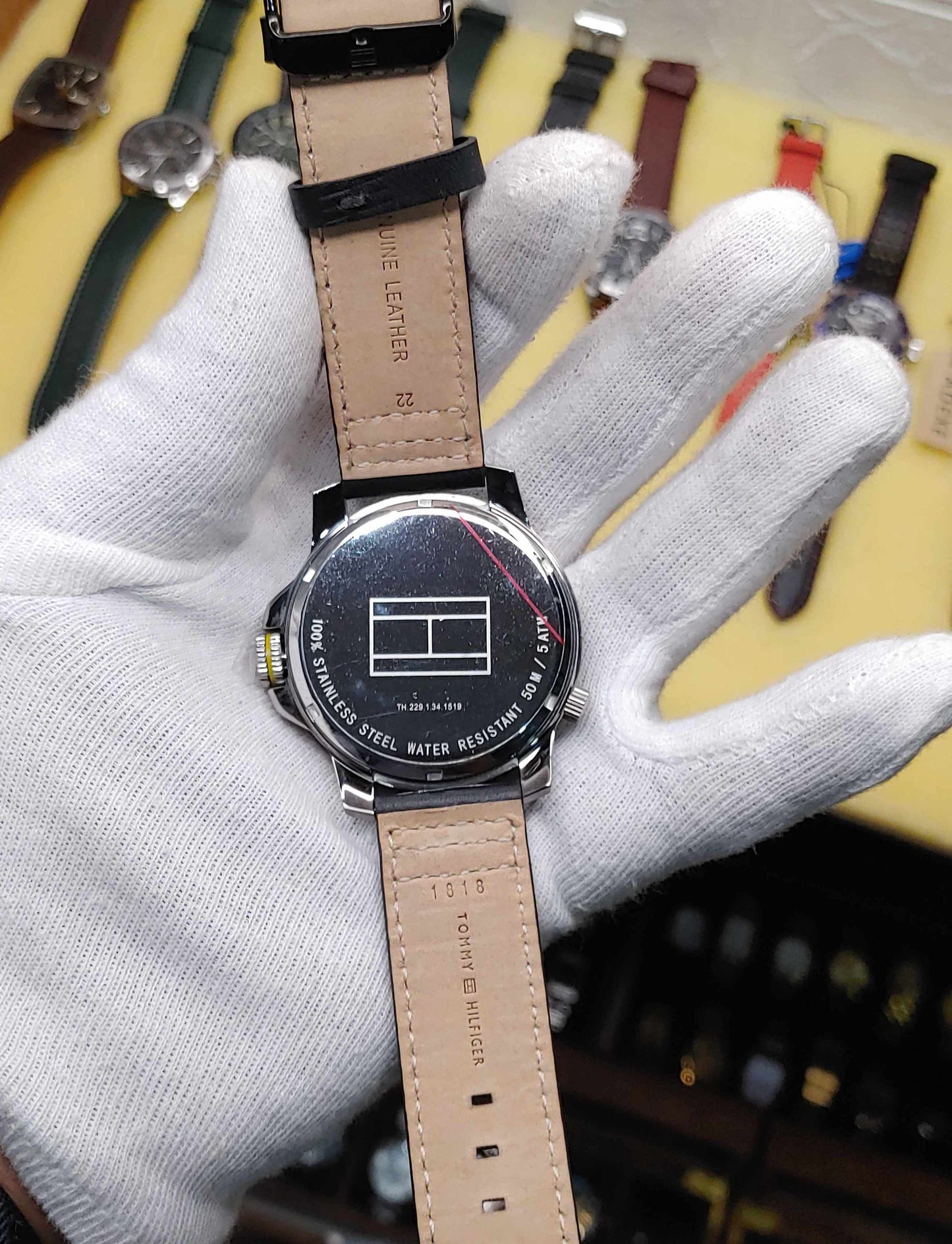 Tommy Hilfiger Casual Watch For Menin Leather Strap