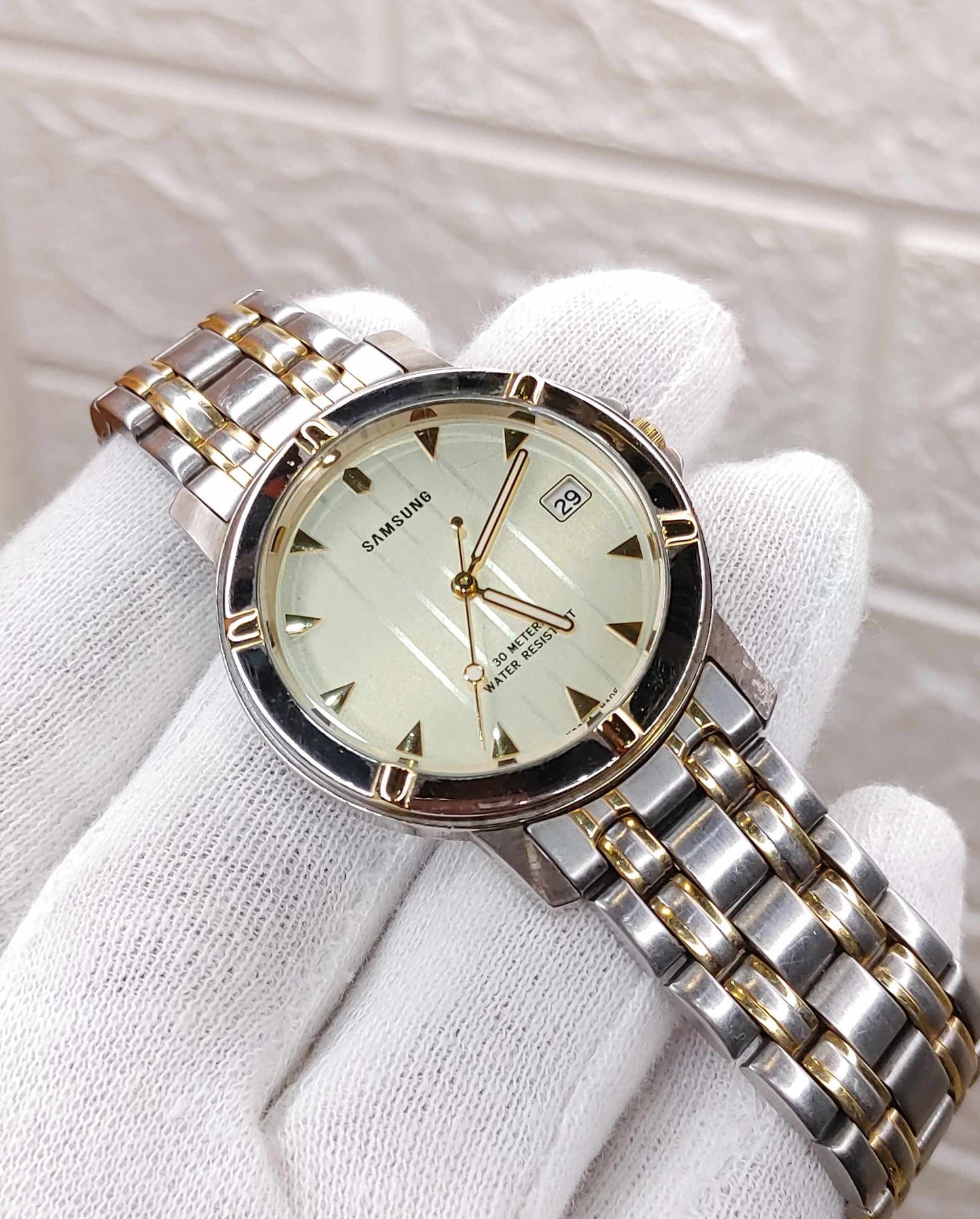 Samsung Vintage 2 Tone Korea Made Watch For Men