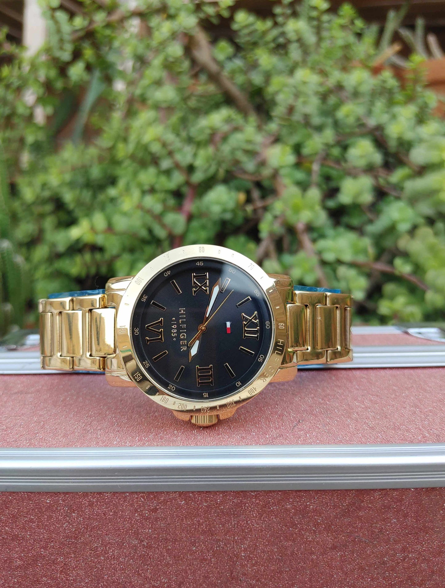 Tommy Hilfiger Watch For Women Black Dial Gold Colour