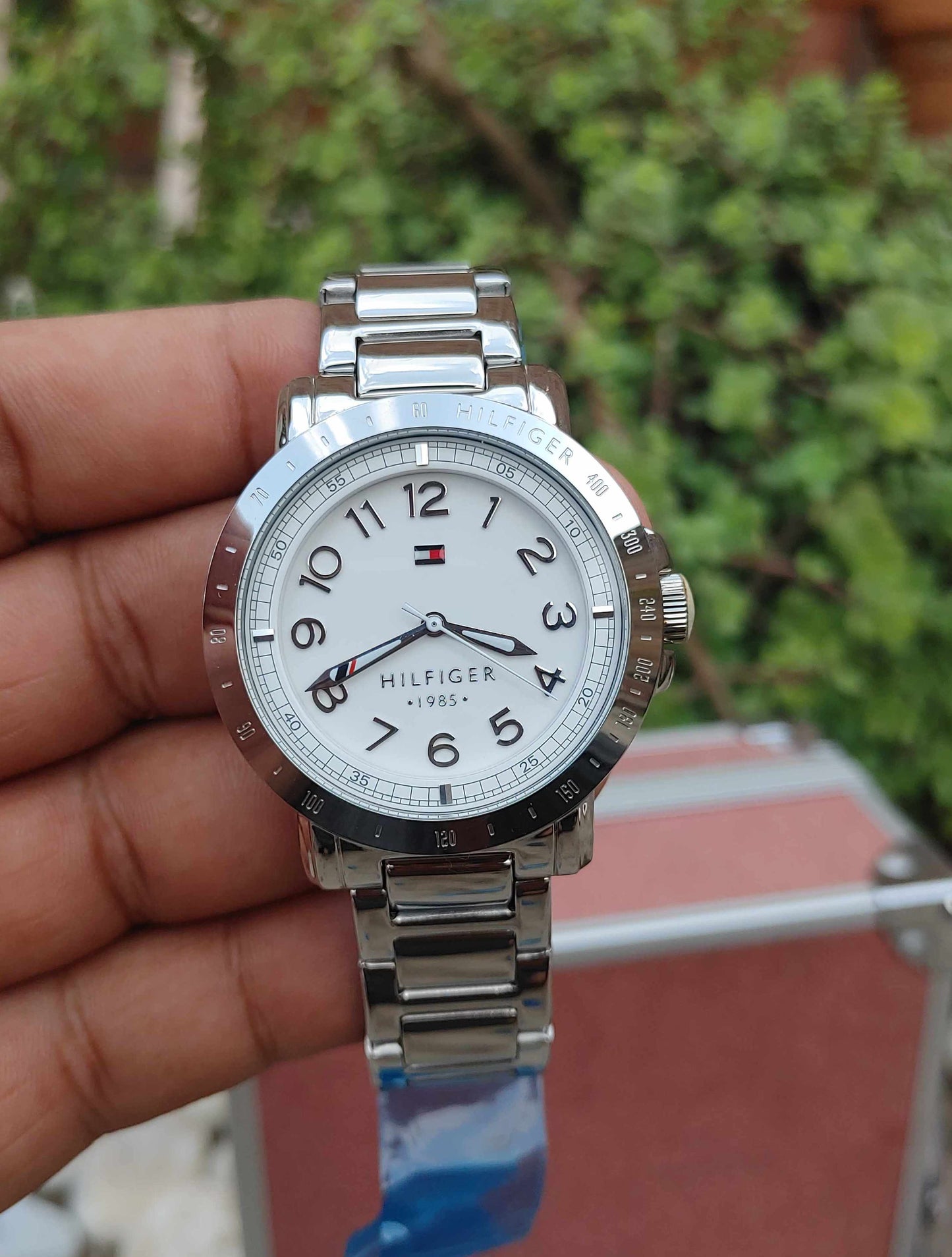 Tommy Hilfiger Wrist Watch For Women White Numerical Dial