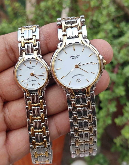 Roven Dino Swiss Watches Pair For Men Women