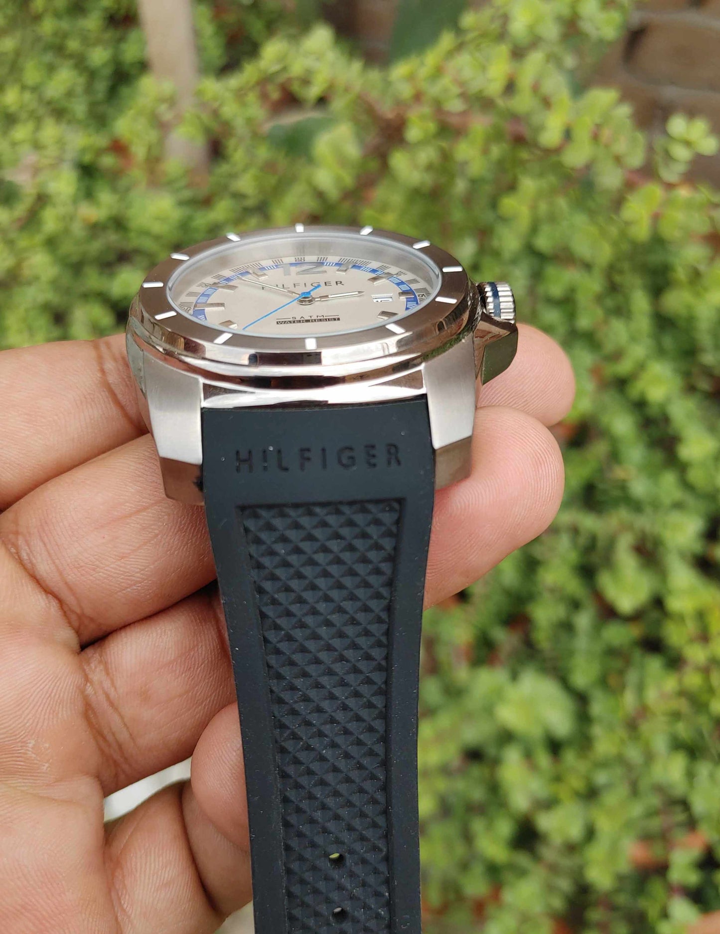 Tommy Hilfiger Stainless Steel Silver Case Solid Material Watch For Men