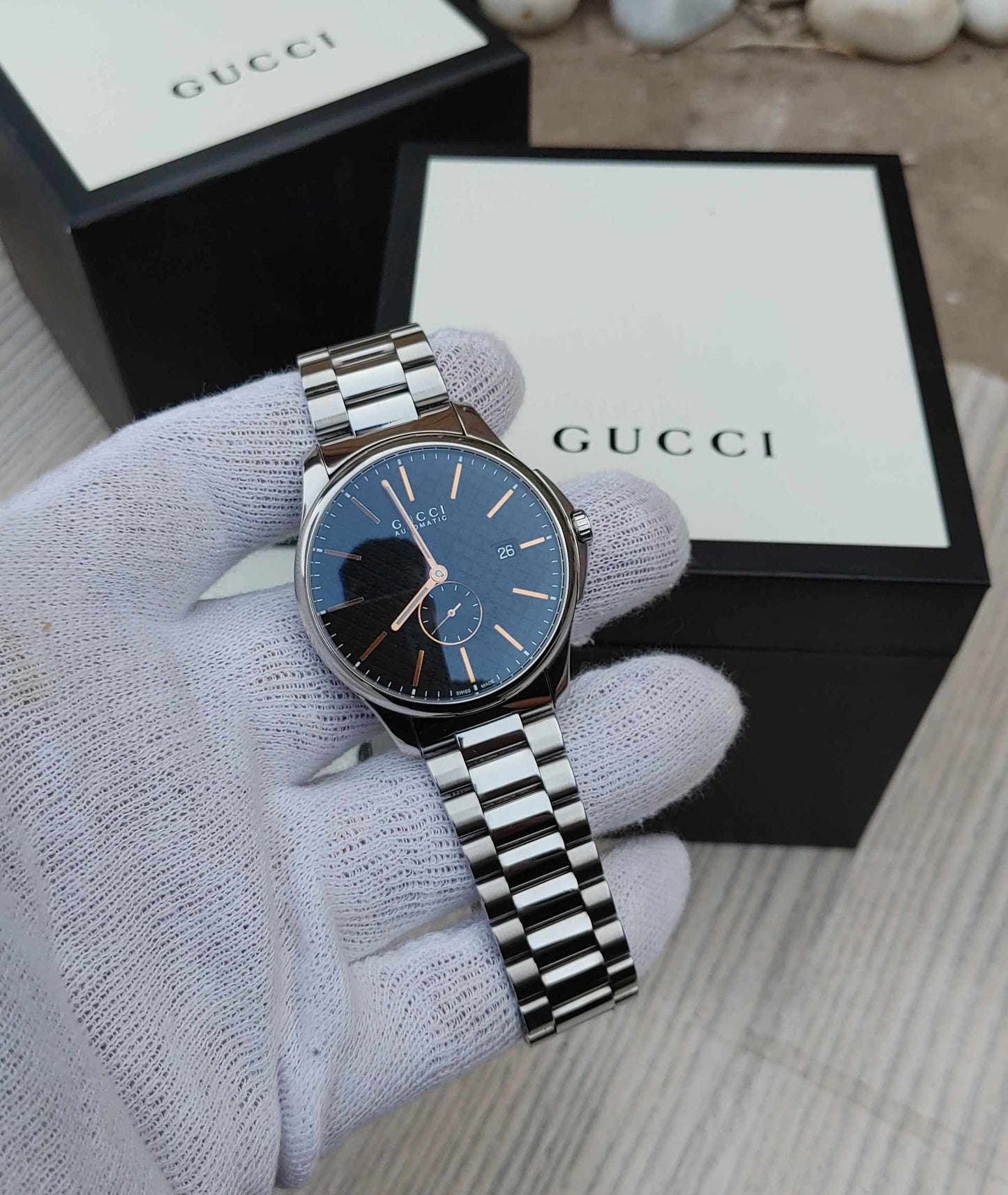 Gucci Automatic Swiss Wrist Watch For Men