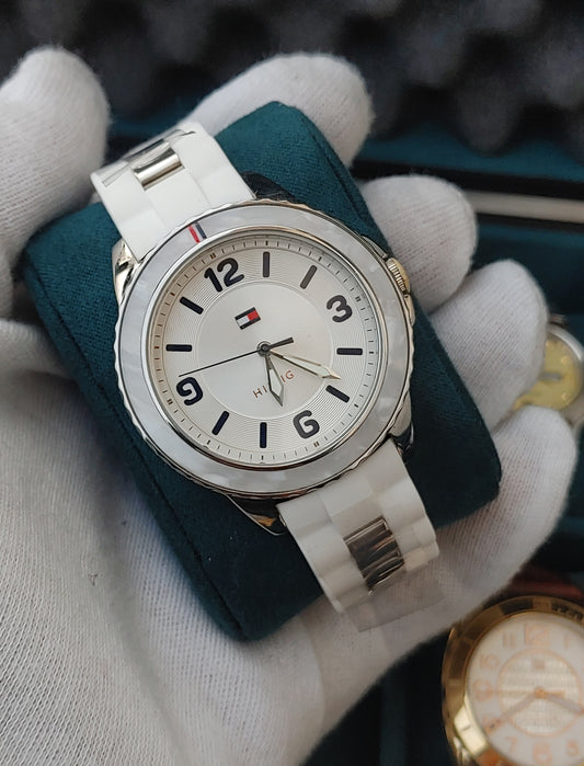 Tommy Hilfiger TH.189.3.29.18.43 White Rubber Strap Watch Unisex