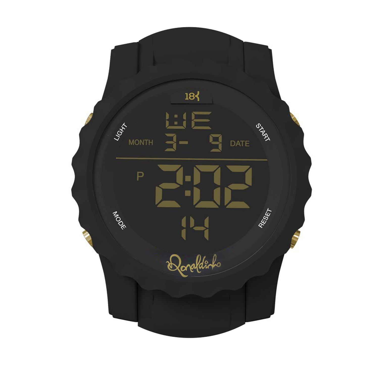 Ronaldino Sports Digital Watch For Men in Rubber Strap Premium Quality